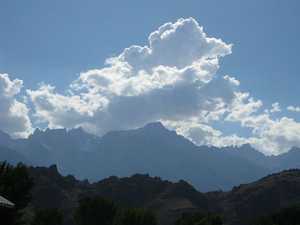 Clouds over Whitney a