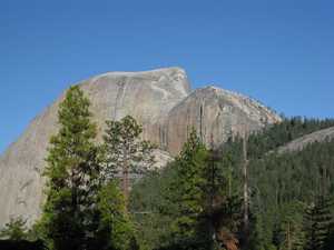 Half Dome emerges