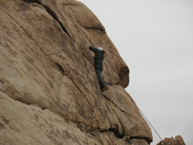 at the top